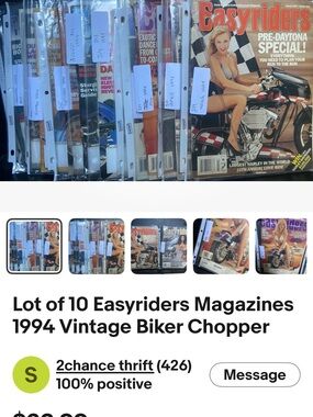 Easyriders Magazines  1994 April-December